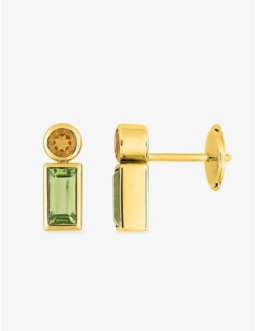 Boucles d'oreilles or jaune...