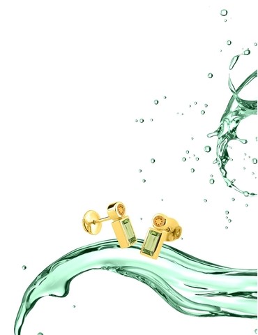Boucles d'oreilles or jaune...