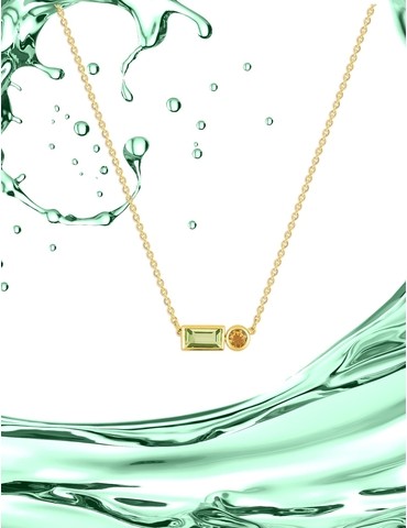 Collier or jaune 750 ‰...