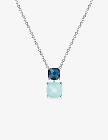 Collier or blanc 750 ‰...