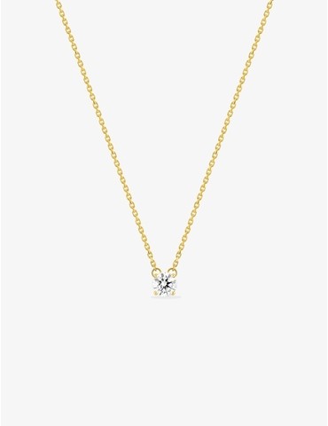 Collier solitaire en or...
