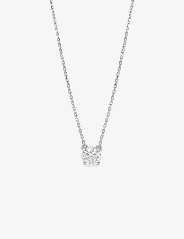 Collier solitaire en or...