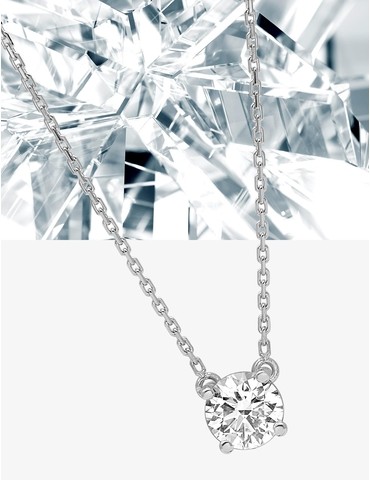 Collier solitaire en or...