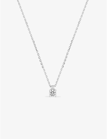 Collier solitaire en or...
