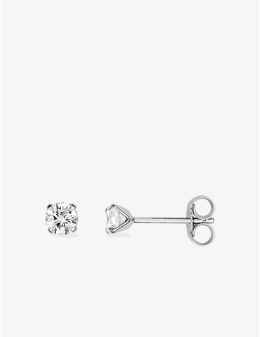 Boucles d'oreilles or blanc...