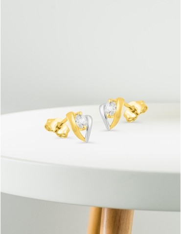 Boucles d'oreilles cœur or...