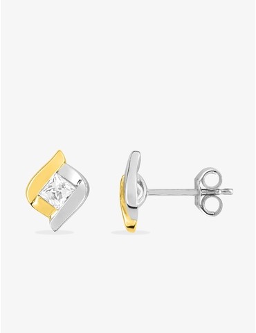 Boucles d'oreilles or jaune...