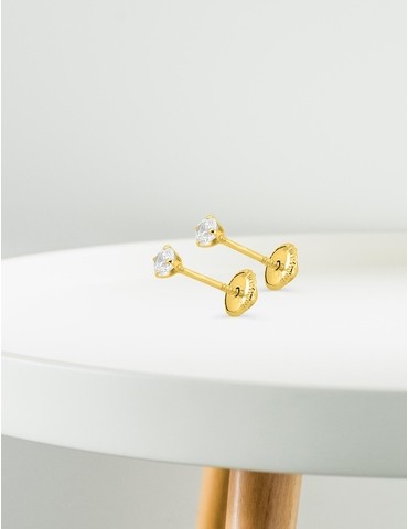 Boucles d'oreilles or jaune...