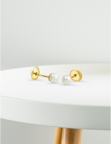 Boucles d'oreilles or 750 ‰...