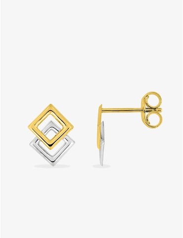 Boucles d'oreilles losange...