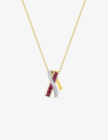 Collier or jaune 750 ‰...
