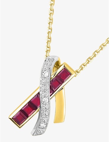 Collier or jaune 750 ‰...