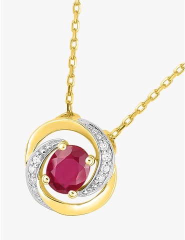 Collier or jaune 750 ‰...