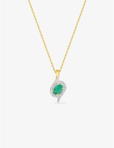 Collier or jaune 750 ‰...