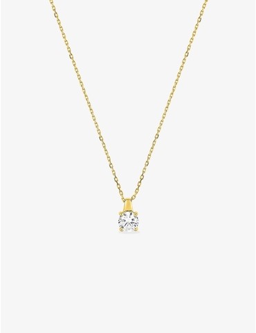 Collier or jaune 750 ‰ et...