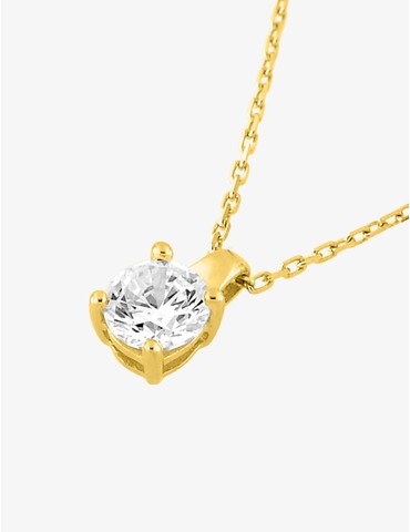 Collier or jaune 750 ‰ et...