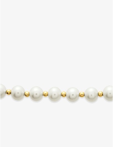Collier or jaune 750 ‰ et...