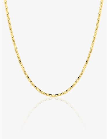Chaine forçat diamantée or...