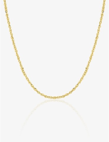 Chaine Singapour or jaune...