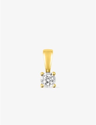 Pendentif bicolore or 750 ‰...