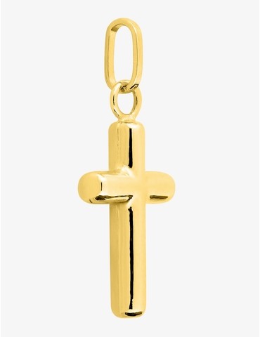 Pendentif croix or jaune...