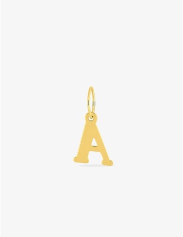 Pendentif initiale A en or...