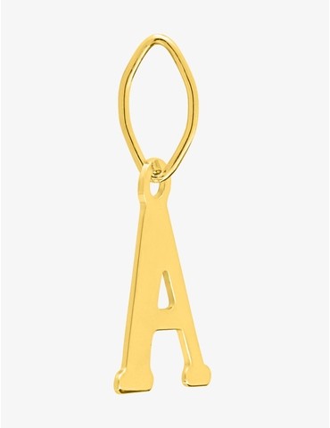 Pendentif initiale A en or...