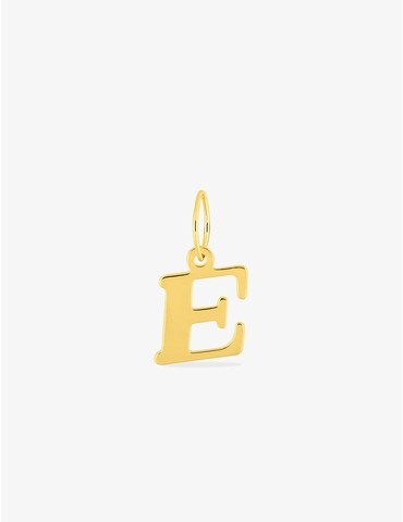 Pendentif initiale E en or...