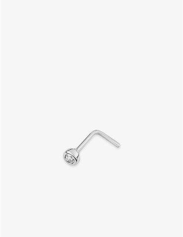 Piercing de nez or blanc...
