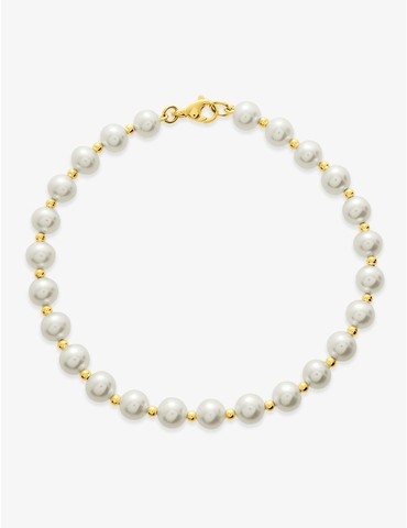 Bracelet or jaune 750 ‰ et...