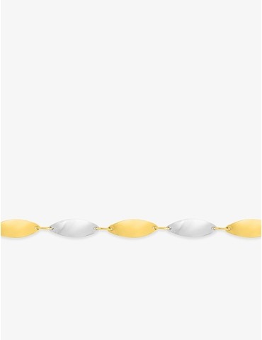Bracelet fantaisie 2 ors 750 ‰