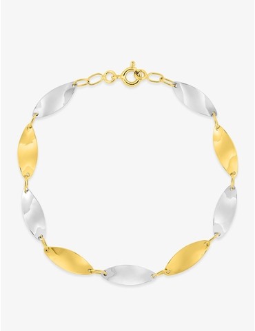 Bracelet fantaisie 2 ors 750 ‰
