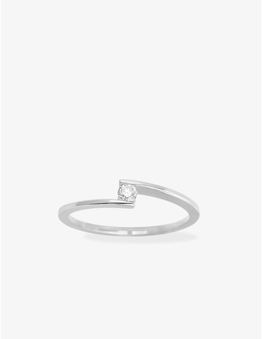 Bague solitaire diamant...