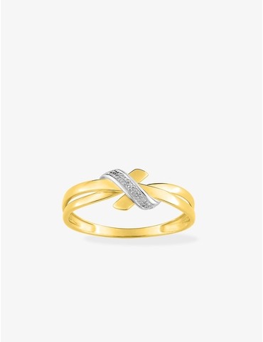 Bague fantaisie or jaune...