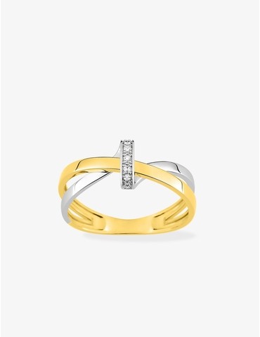 Bague fantaisie or jaune...