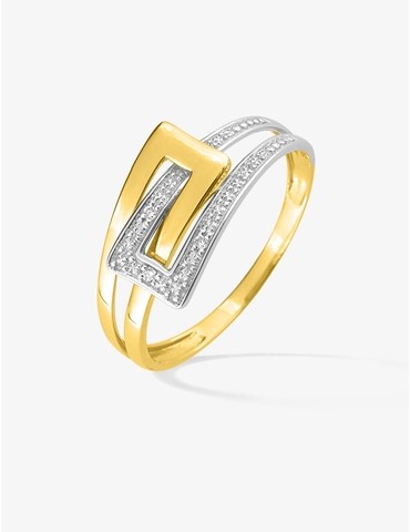 Bague or jaune 750 ‰,...