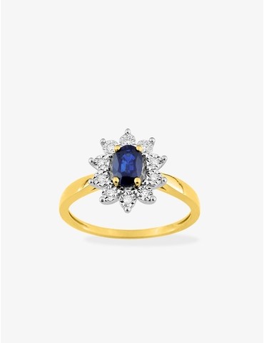 Bague or jaune 750 ‰,...