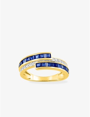 Bague or jaune 750 ‰,...