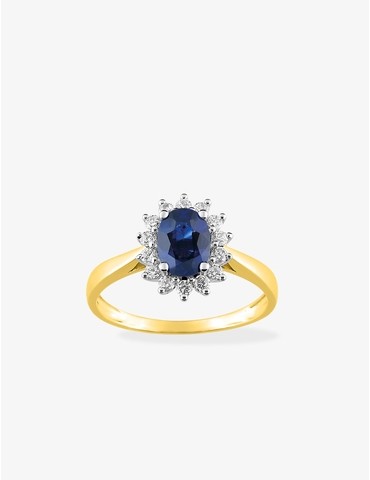 Bague or jaune 750 ‰,...