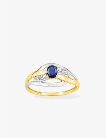 Bague or jaune 750 ‰,...
