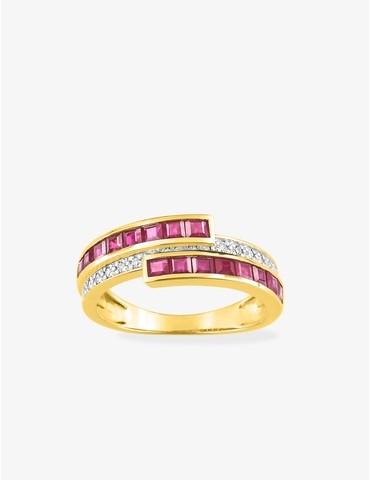 Bague or jaune 750 ‰...