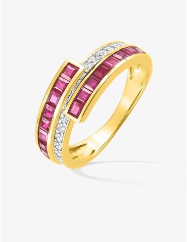 Bague or jaune 750 ‰...