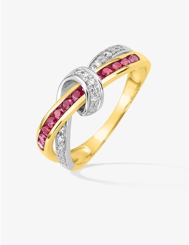 Bague or jaune 750 ‰...