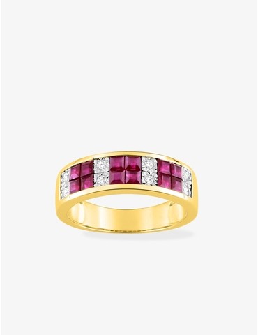 Bague or jaune 750 ‰...