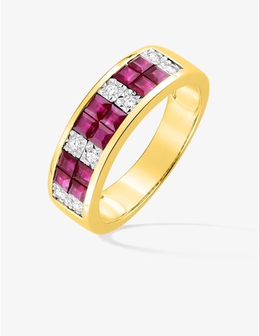 Bague or jaune 750 ‰...