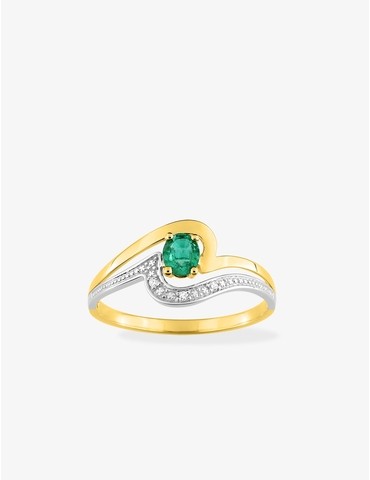 Bague or jaune 750 ‰,...