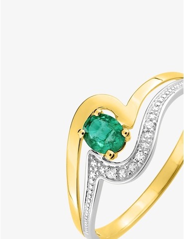 Bague or jaune 750 ‰,...