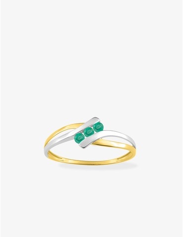 Bague or jaune 750 ‰,...