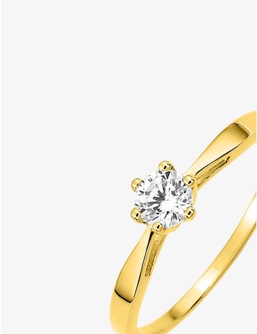 Bague or jaune 750 ‰ et...