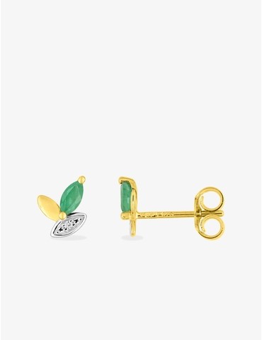 Boucles d'oreilles clous or...